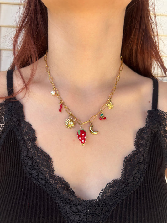 Collier Fraise