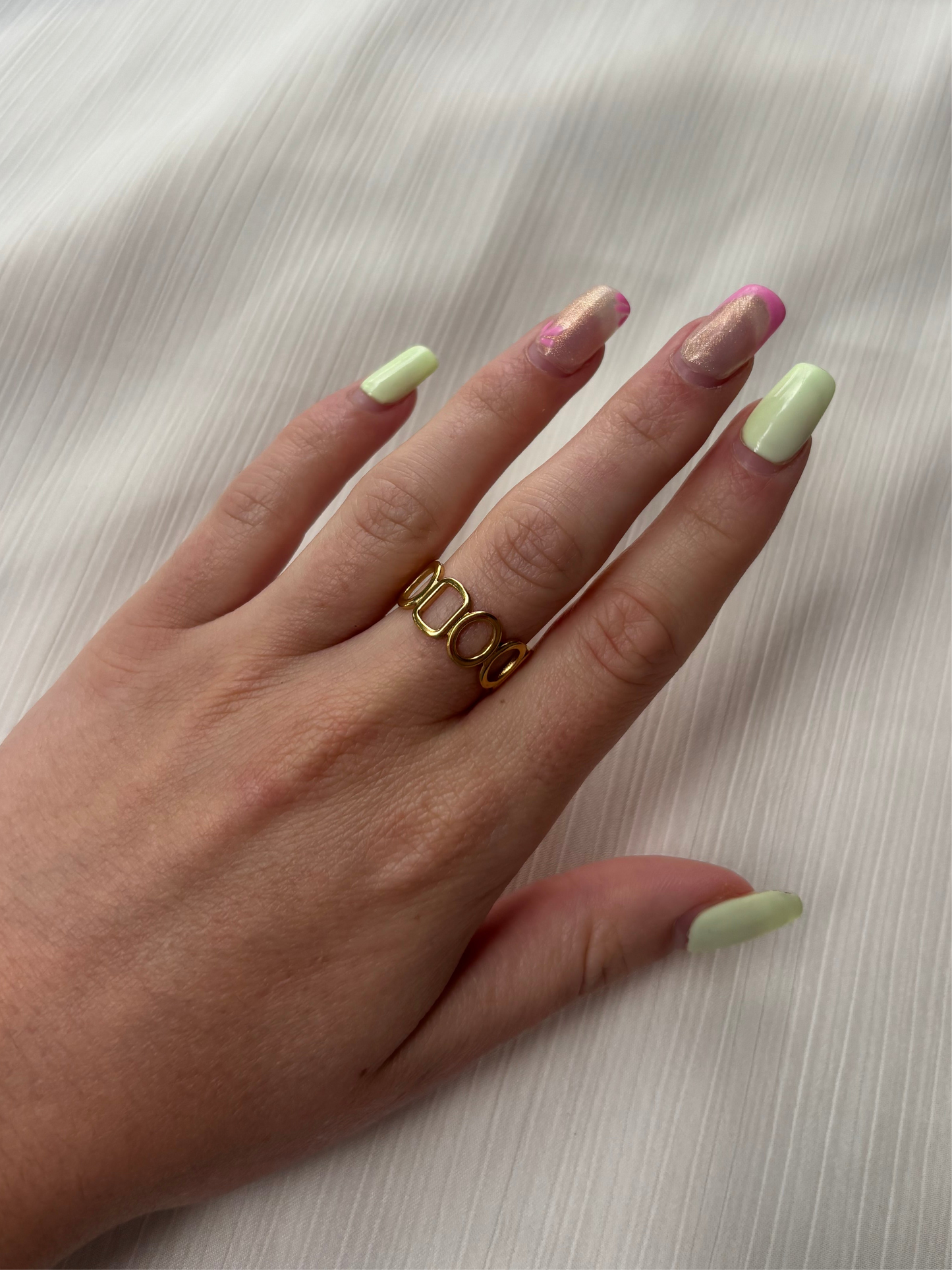 Bague Géométrique