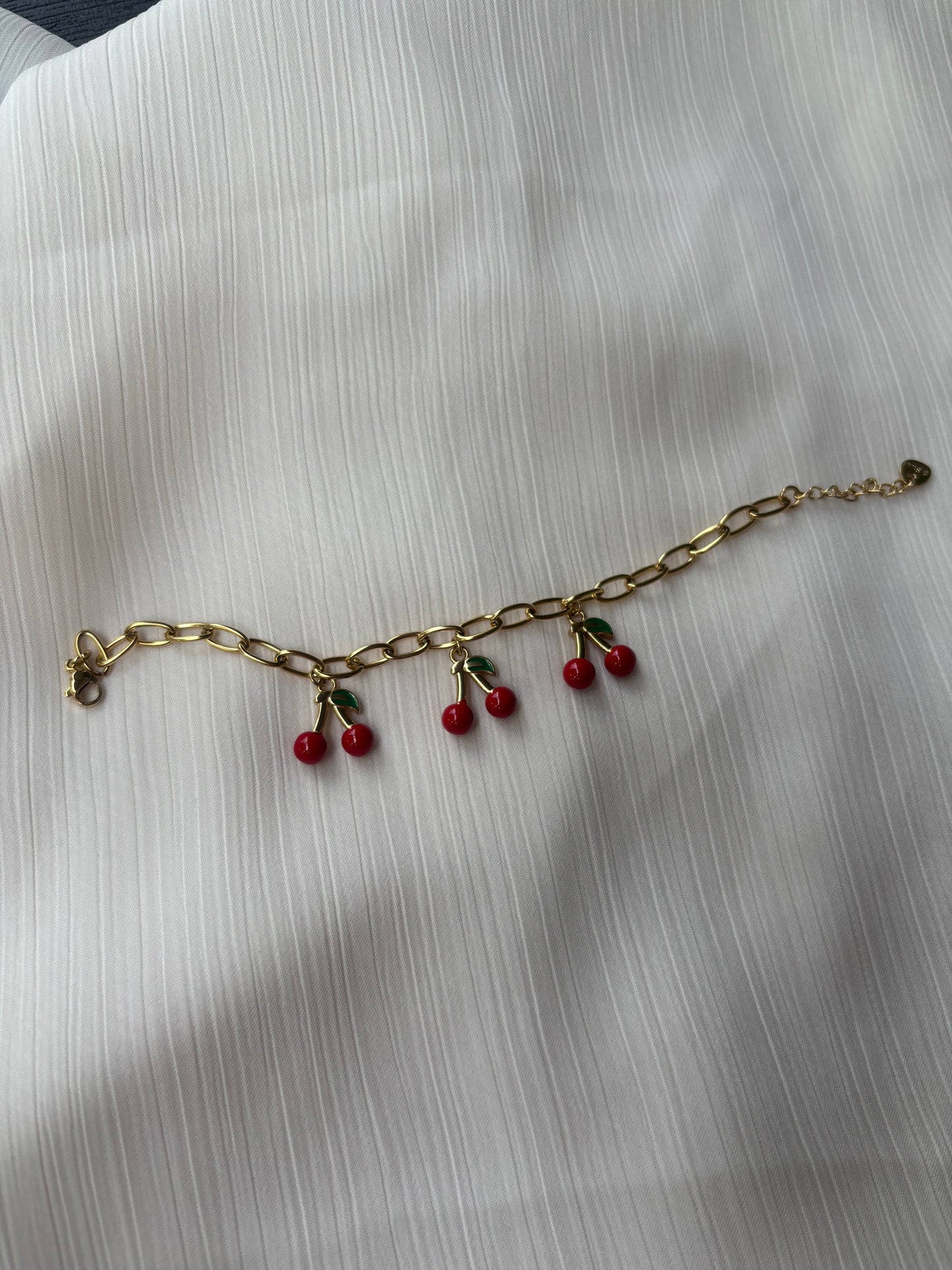 Bracelet Breloques Cerises