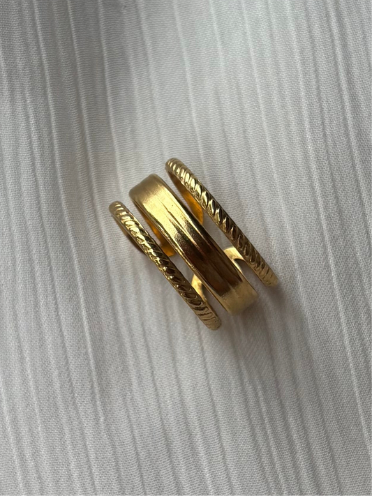 Bague Harmonie Texturée