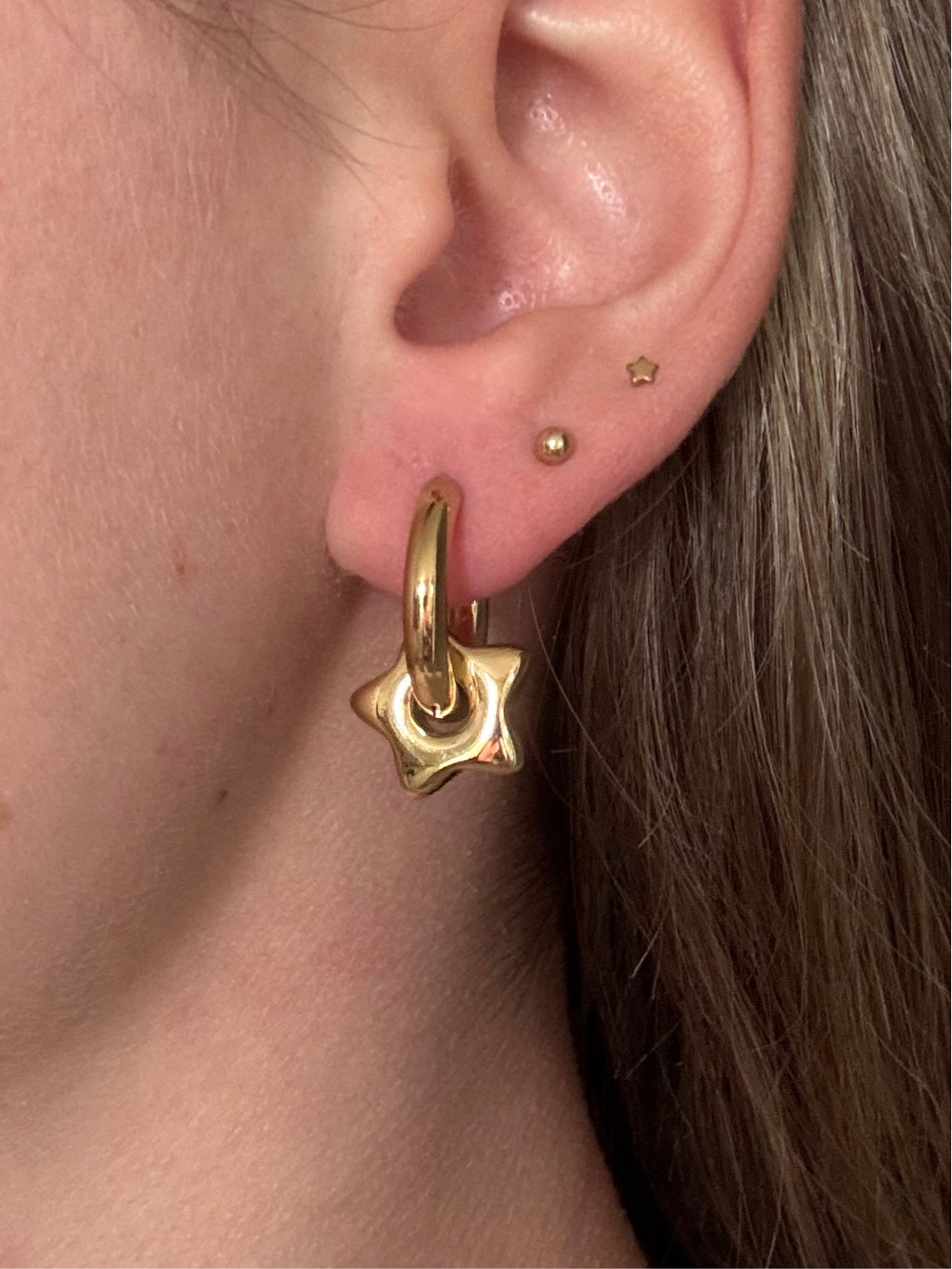 Boucles d’Oreilles Étoiles
