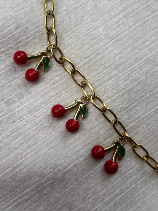 Bracelet Breloques Cerises