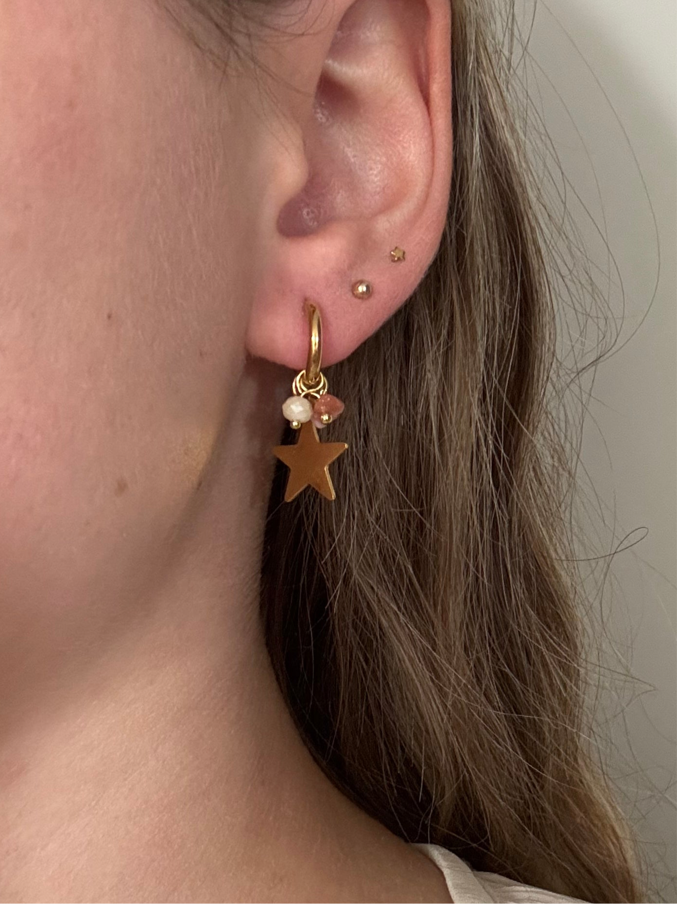 Boucles d’Oreilles petites étoiles