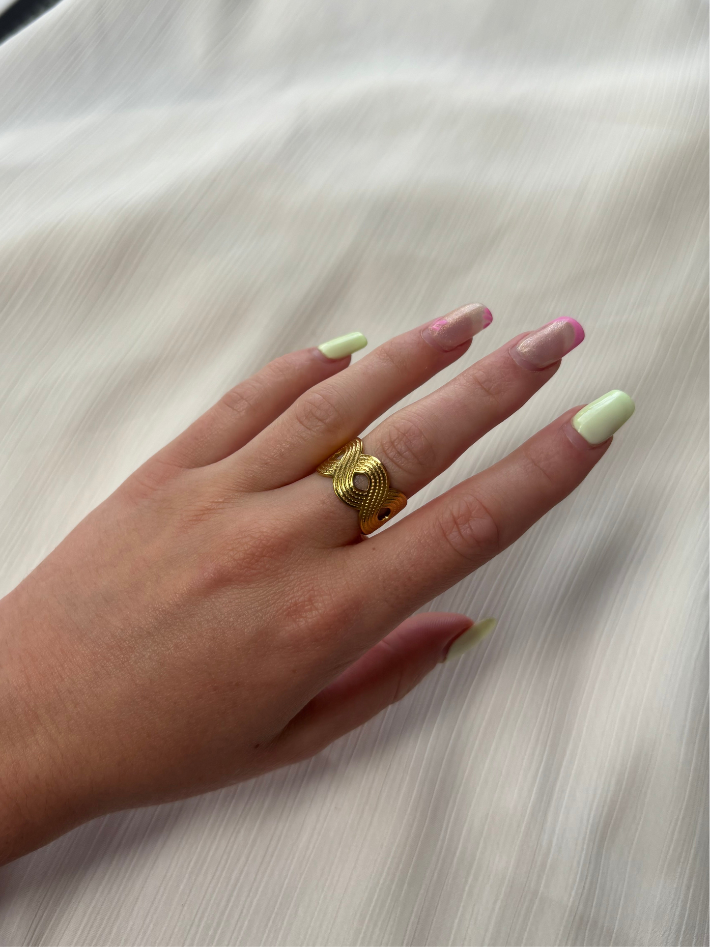 Bague Tréssée