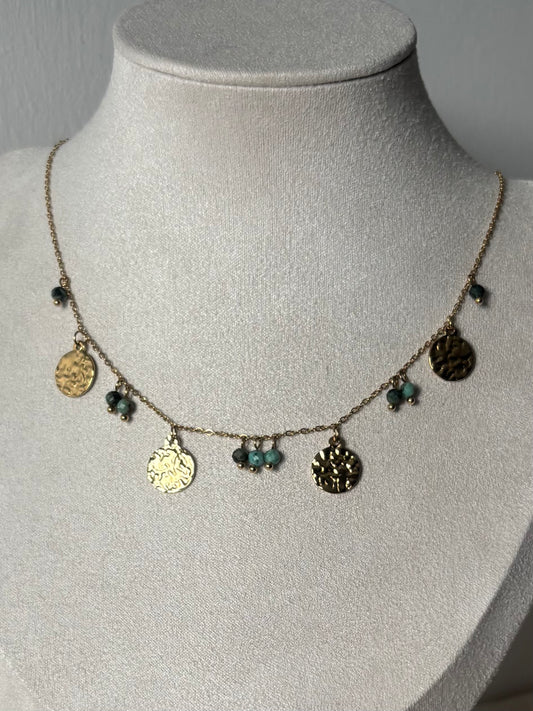 Collier Pampilles Vertes