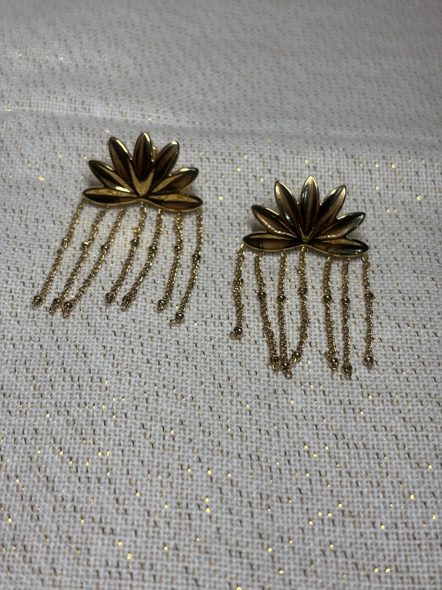 Boucles d'Oreilles Fleurs de Lotus