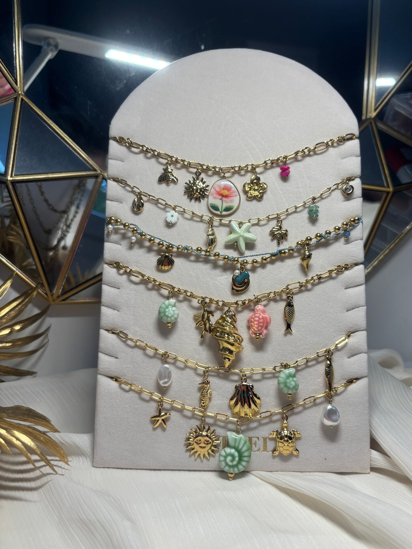 Collier Océan Doré