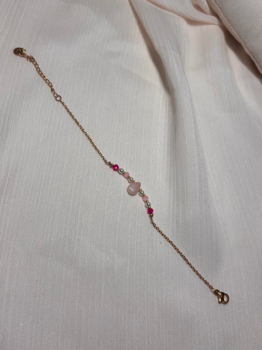 Bracelet Goutte Rose