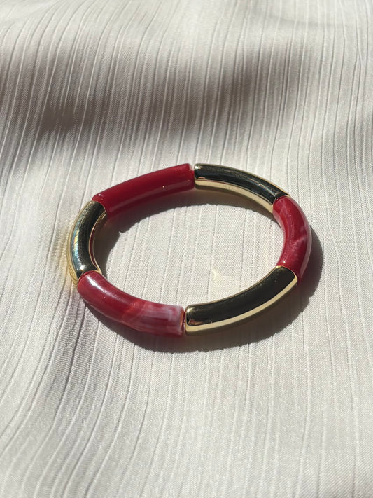 Bracelets Joncs Elastiques Résine