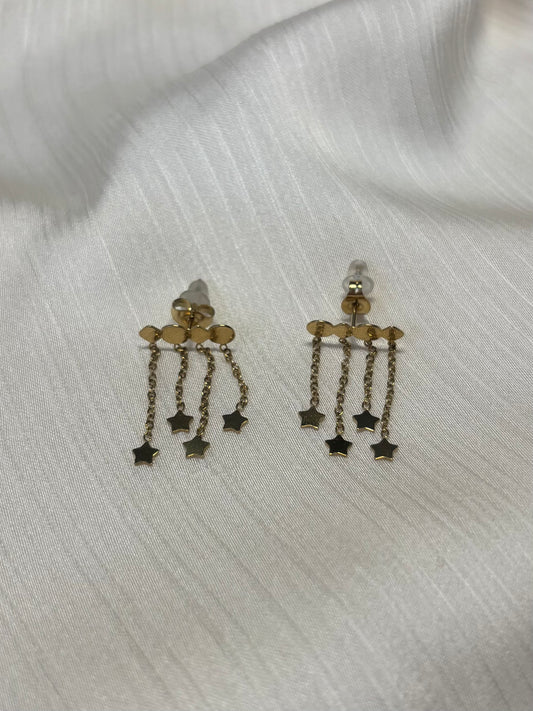 Boucles d'Oreilles Etoiles Filantes