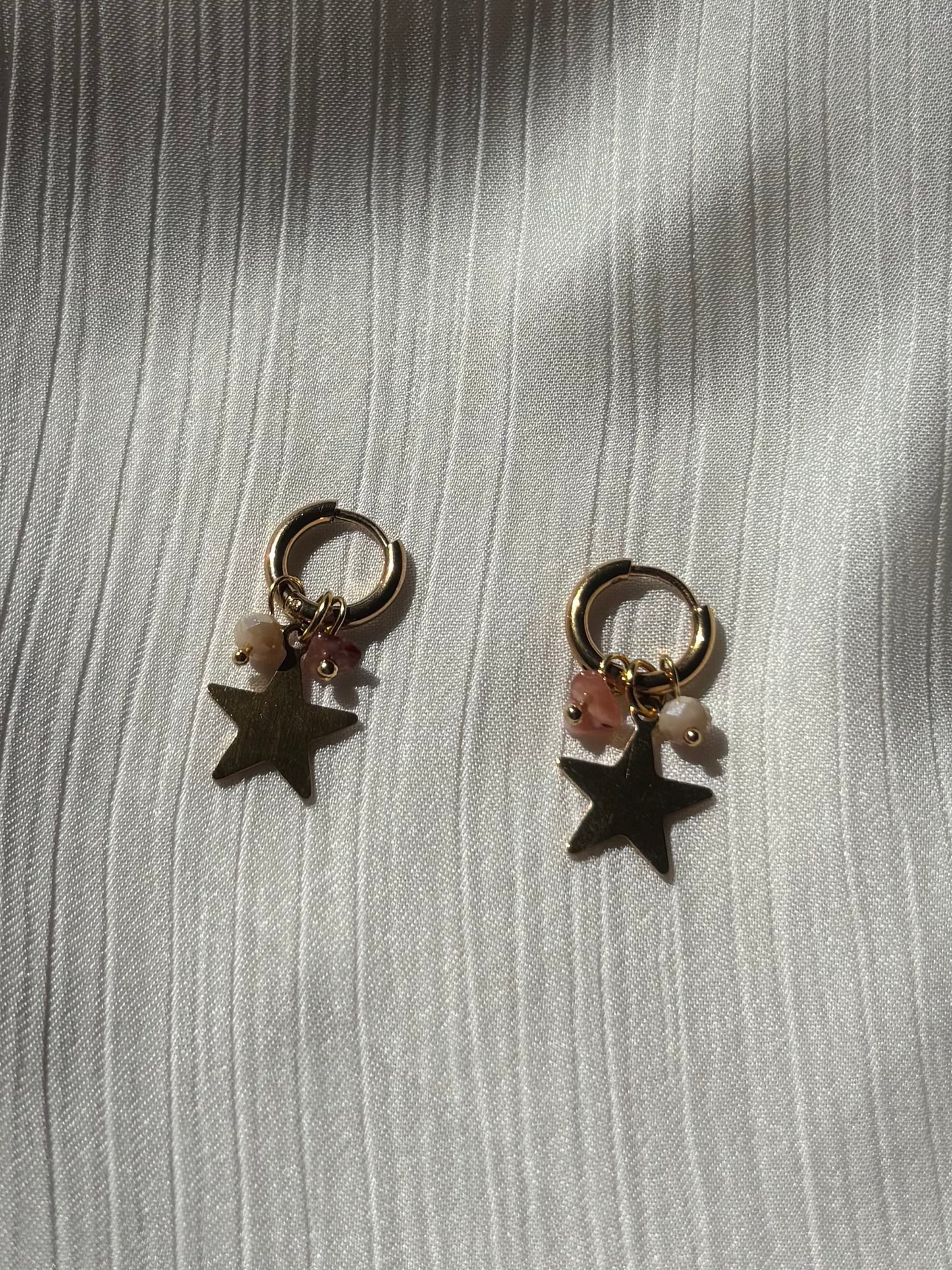 Boucles d’Oreilles petites étoiles