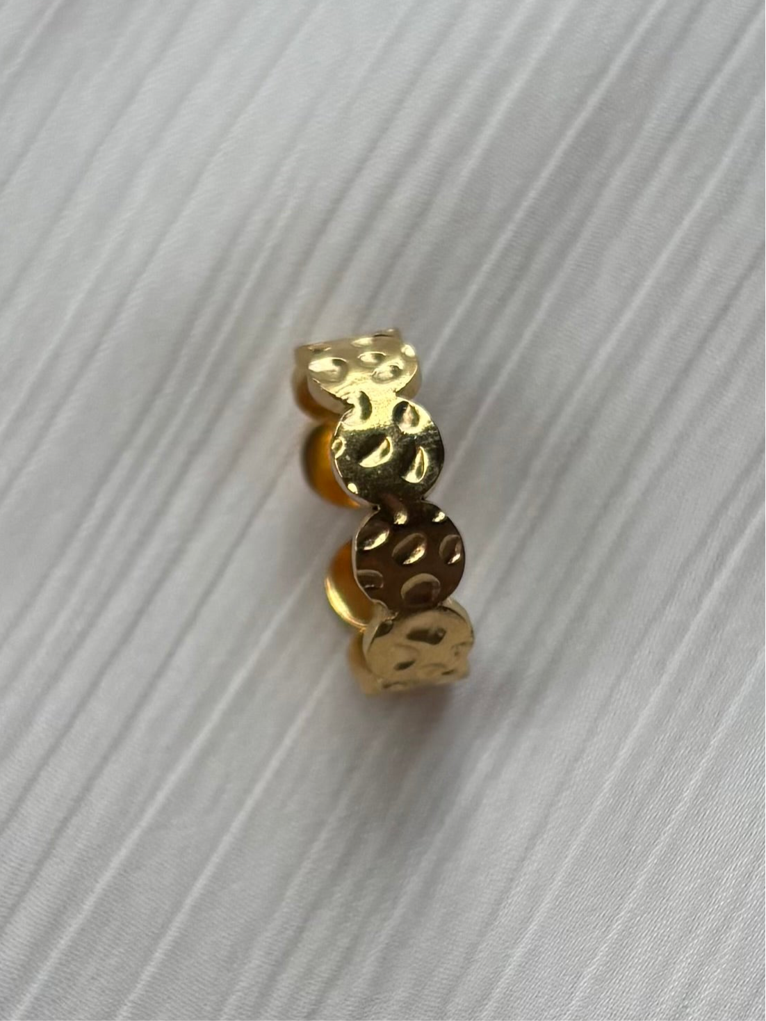 Bague Ronds Martelés