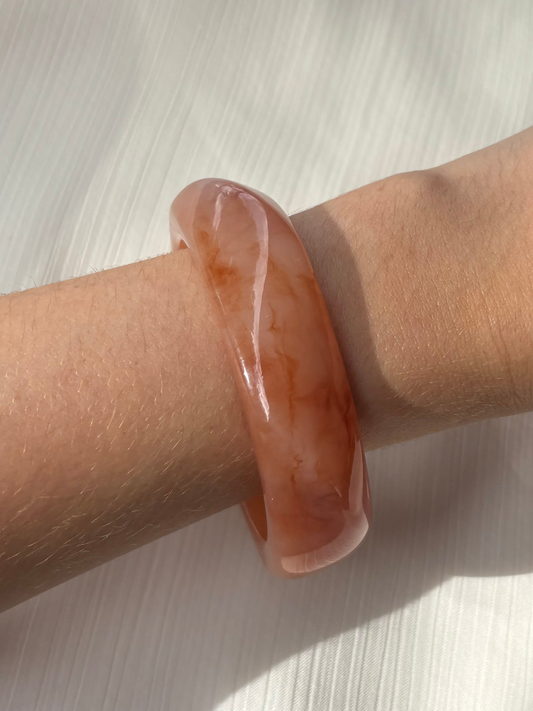 Jonc Résine Ambre Rosée