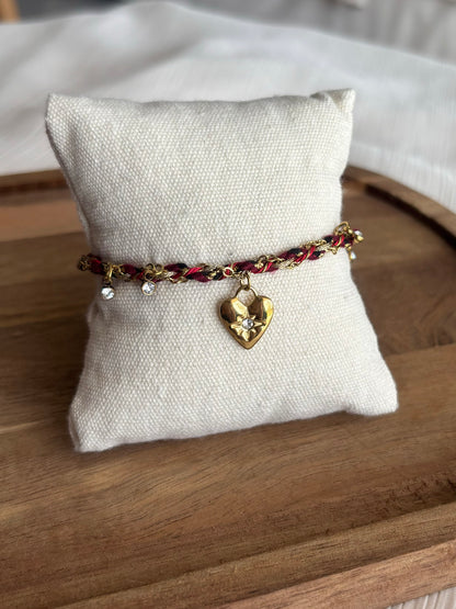 Bracelet Cœur Tressé