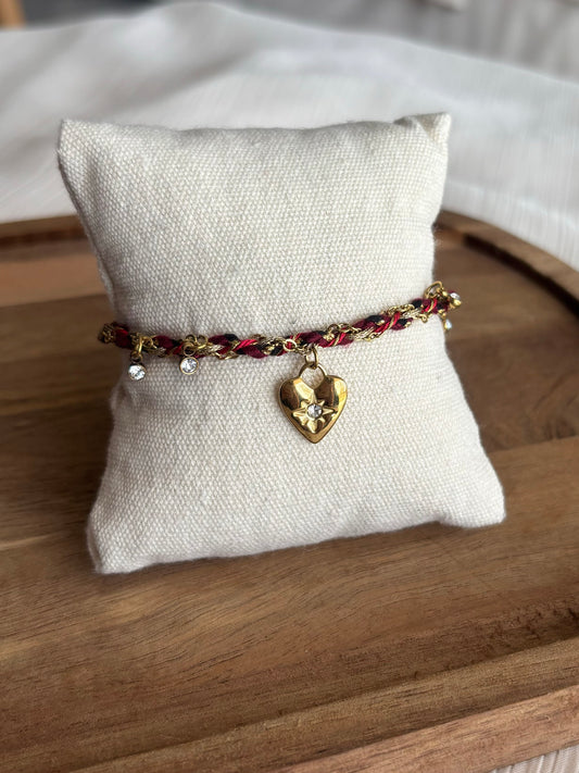 Bracelet Cœur Tressé