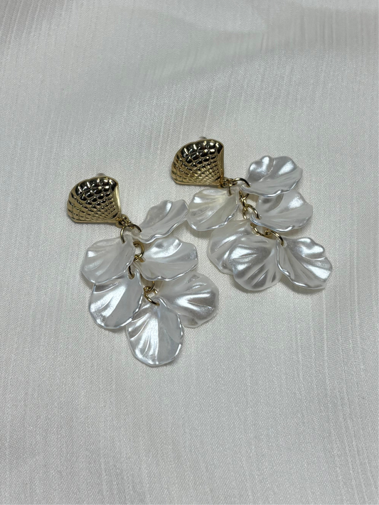Boucles d'Oreilles Coquillage de Nacre