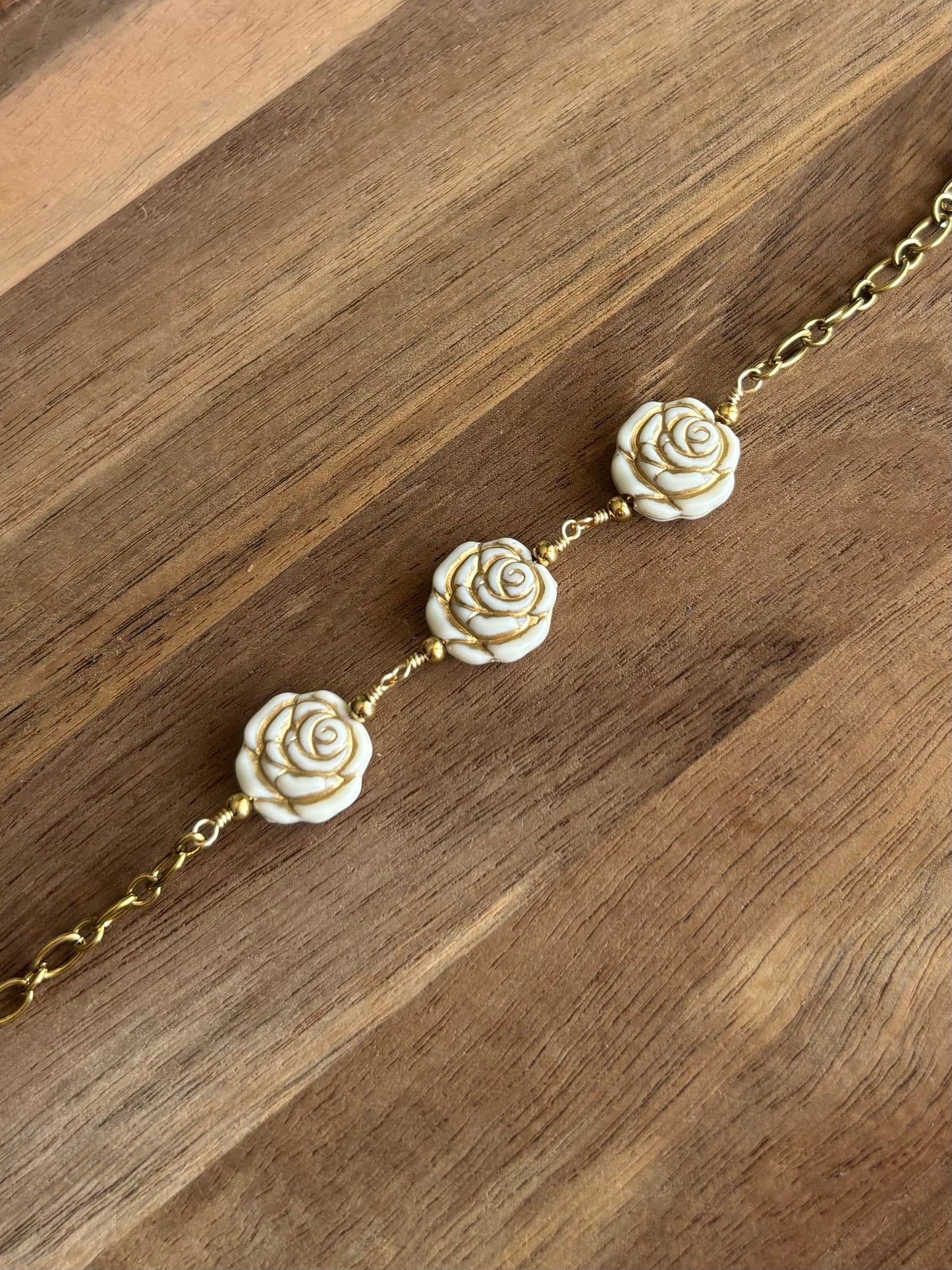 Bracelet Roses Vintage