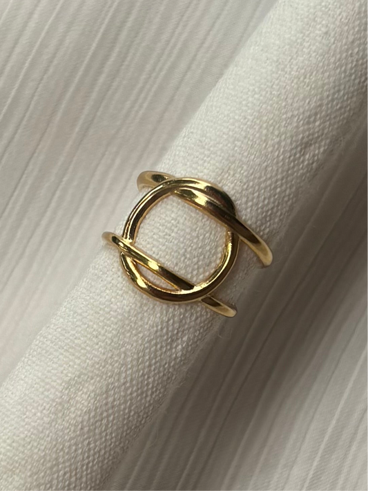 Bague Cercles Entrelacés