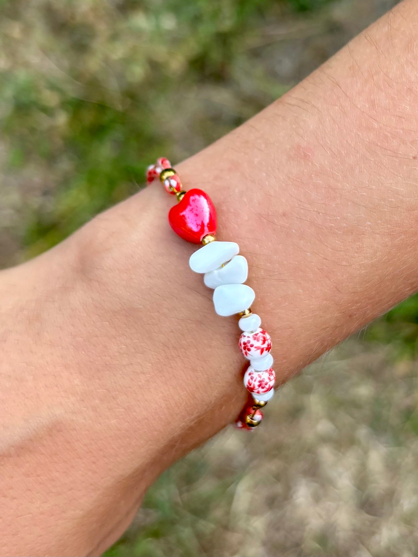 Bracelet Nacre & Cœur