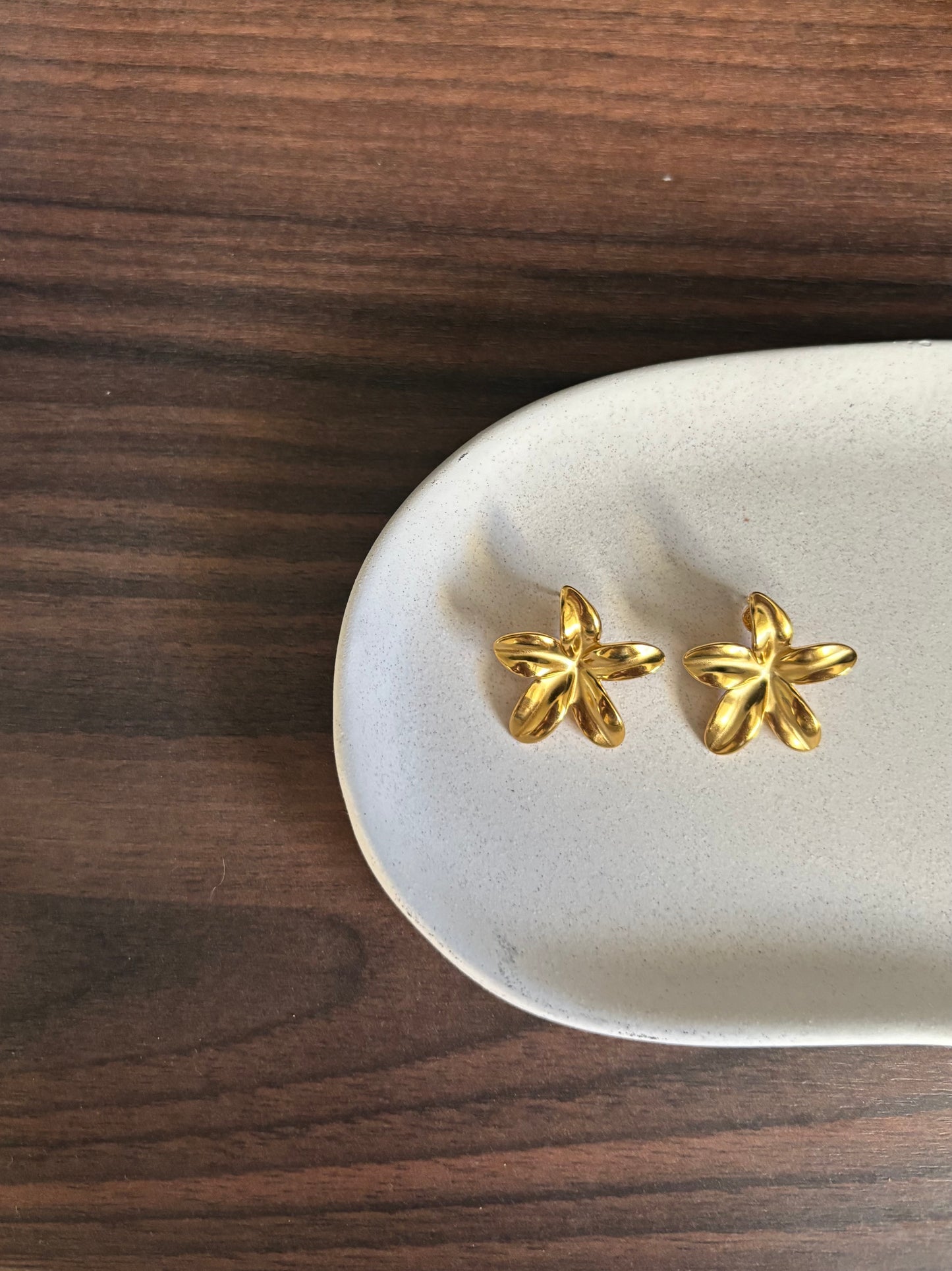 Boucles d'Oreilles Fleurs Monoï