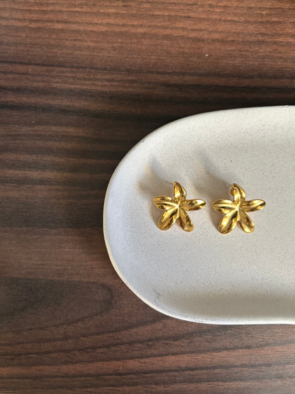 Boucles d'Oreilles Fleurs Monoï