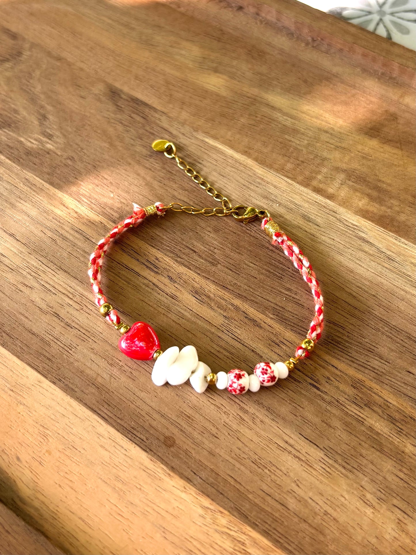Bracelet Nacre & Cœur
