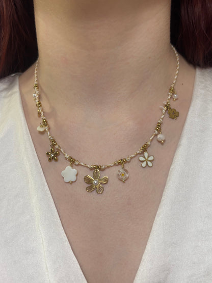 Collier Fleurs Bohème