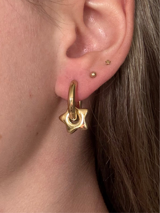 Boucles d’Oreilles Étoiles