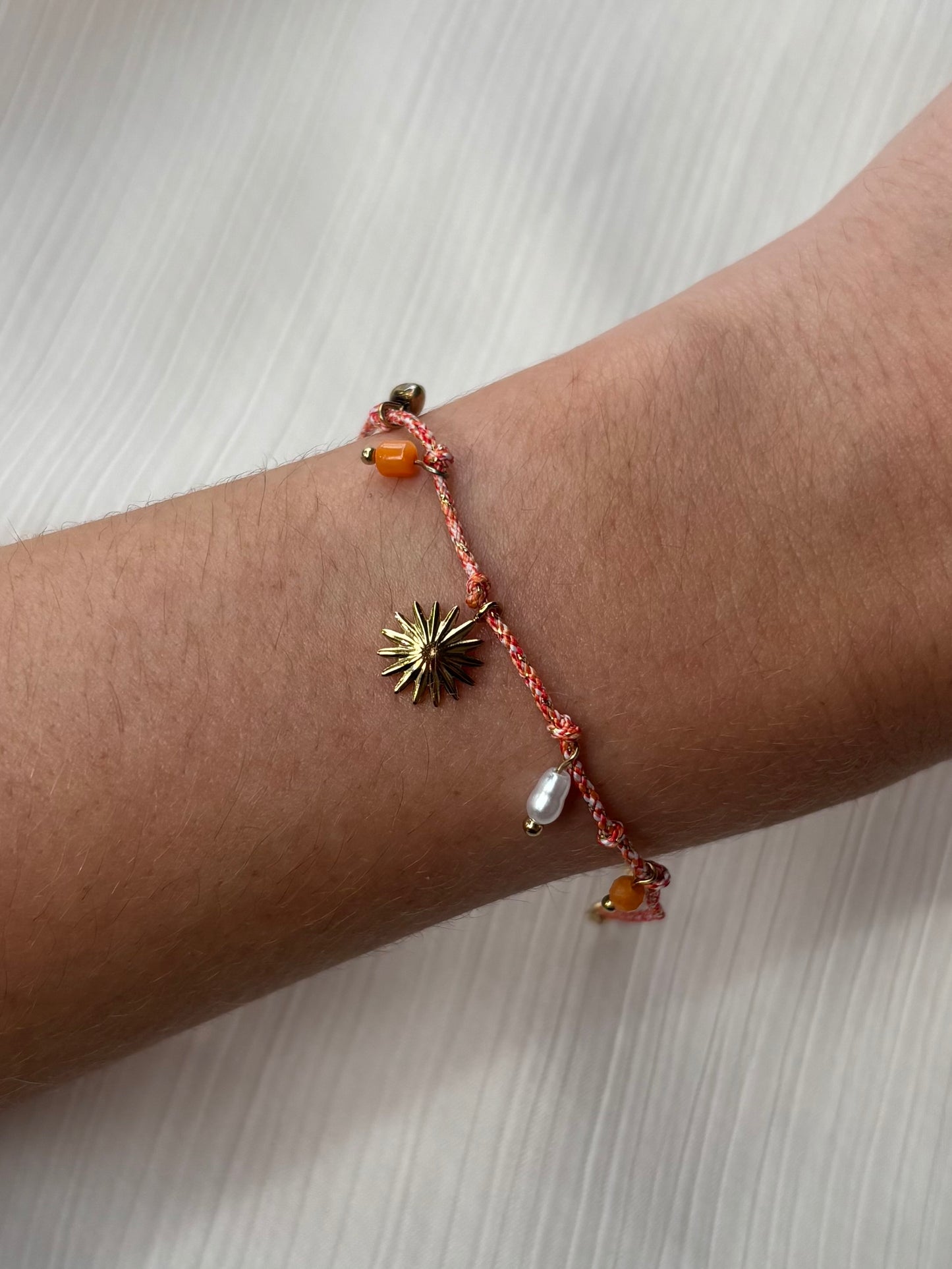 Bracelet Cordon Orange