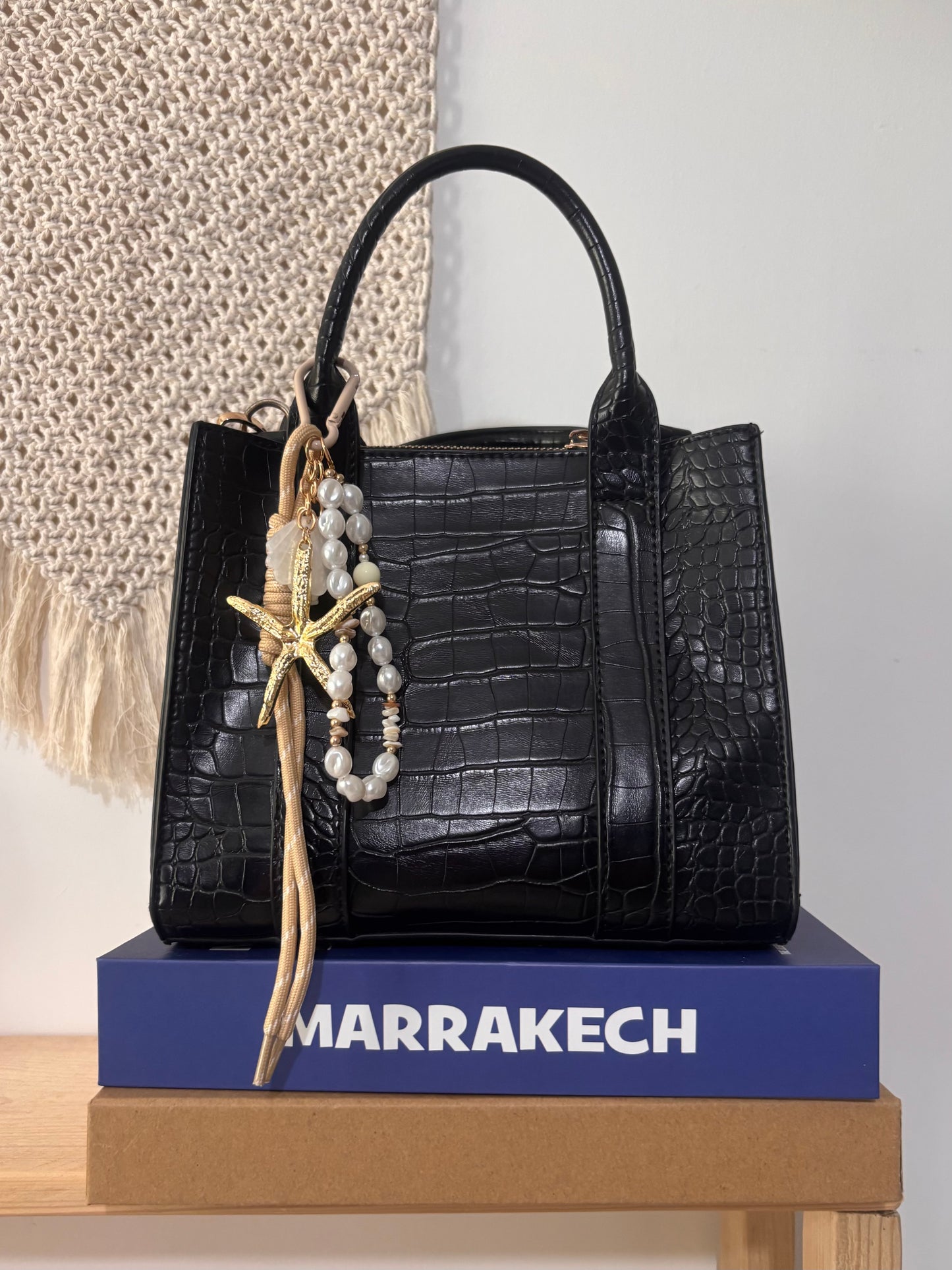 Bijou de Sac Étoile Beige