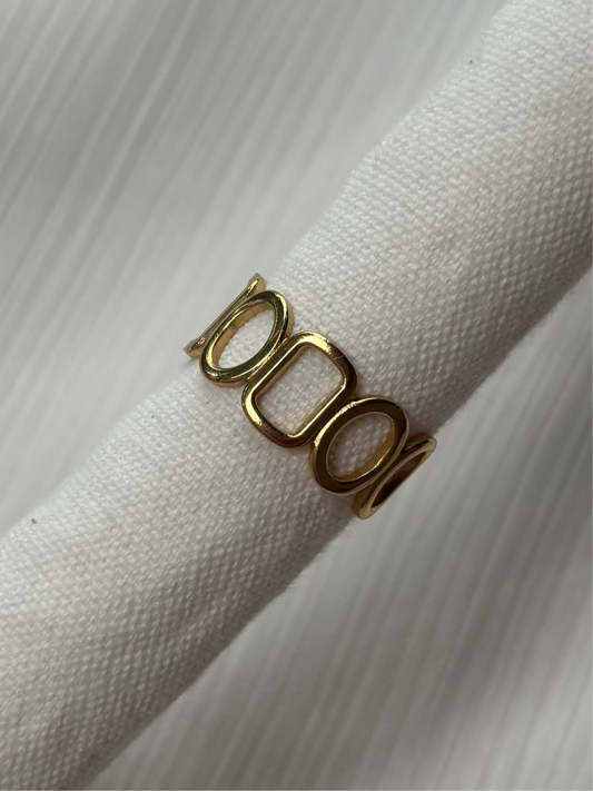 Bague Géométrique