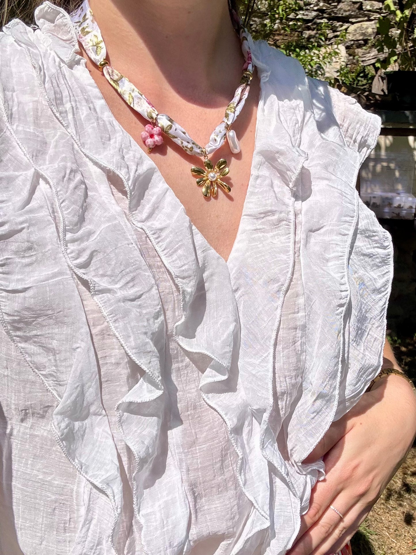Collier Foulard Bloom