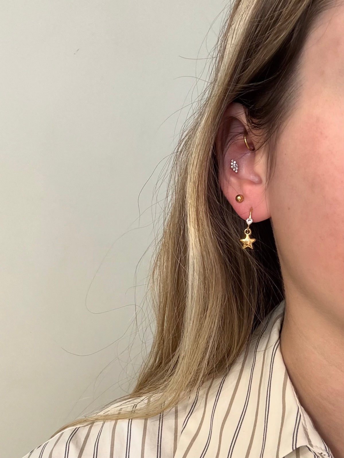 Boucles d’oreilles étoiles fines - Stella