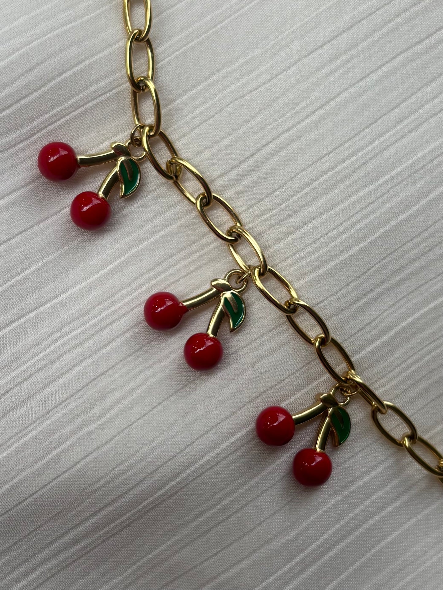 Bracelet Breloques Cerises