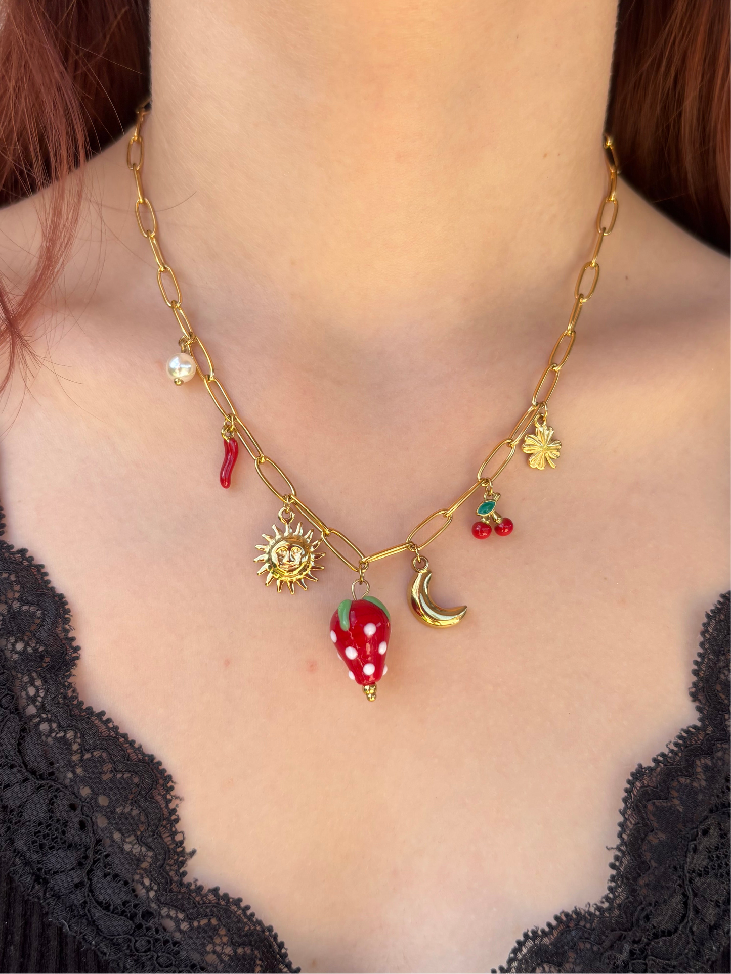 Collier Fraise