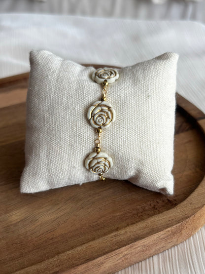 Bracelet Roses Vintage
