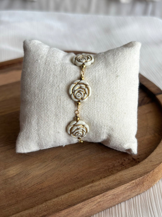 Bracelet Roses Vintage