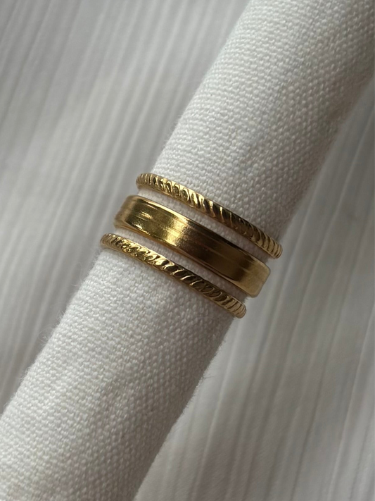 Bague Harmonie Texturée