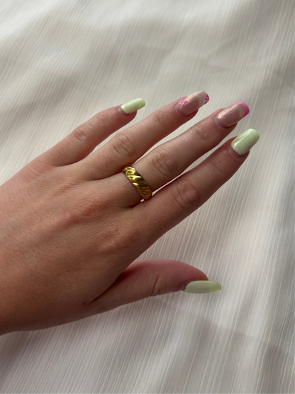 Bague Torsade