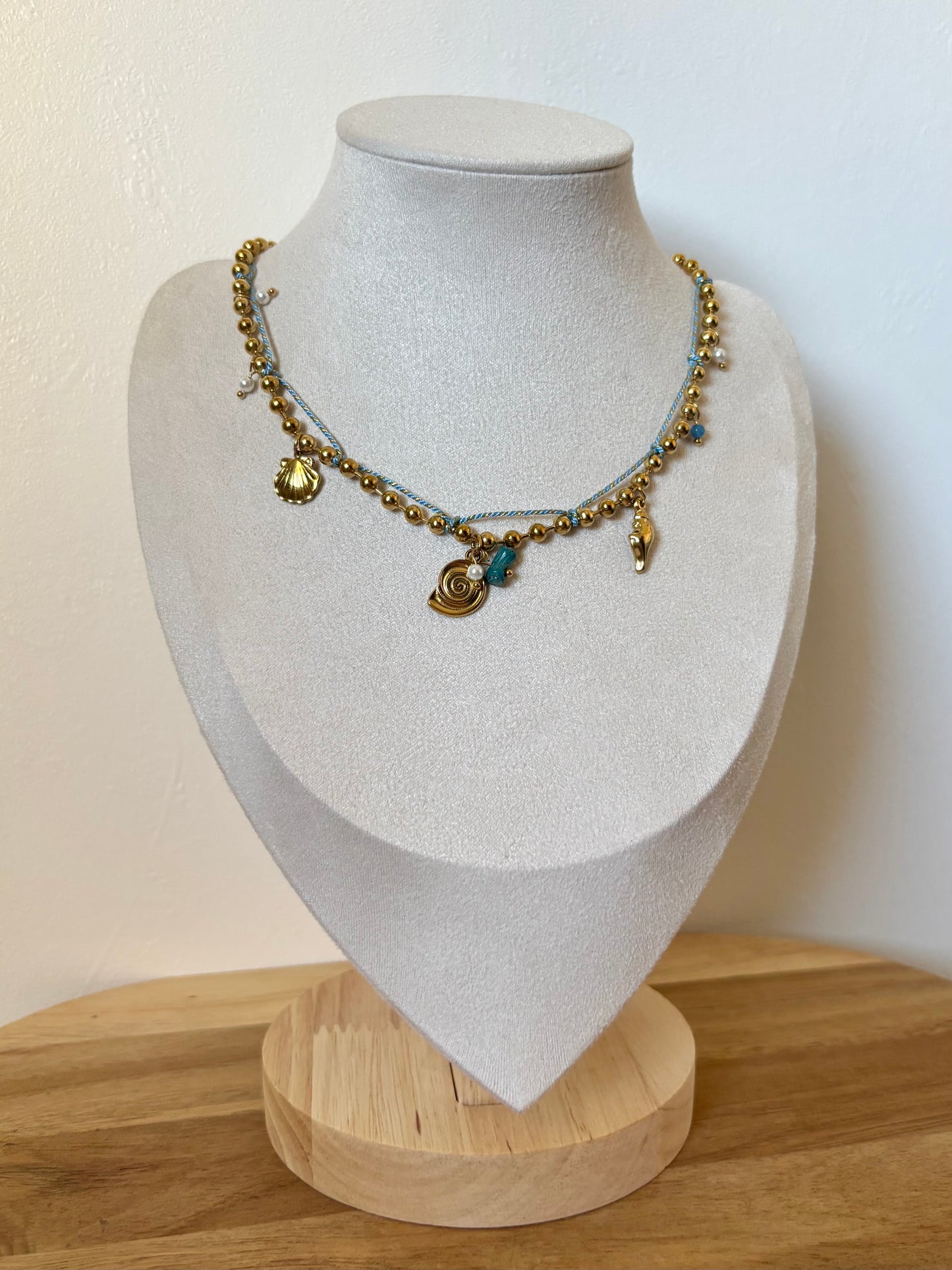 Collier Océan Doré
