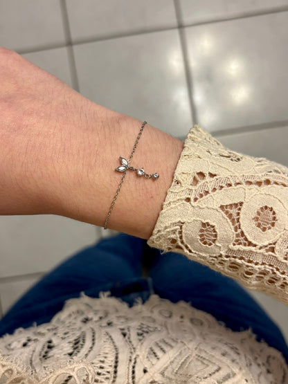 Bracelet fin argenté - Sirena