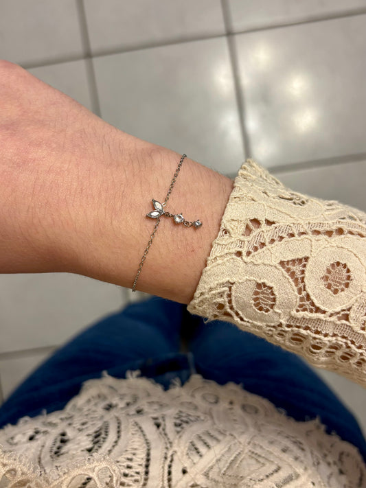 Bracelet fin argenté - Sirena