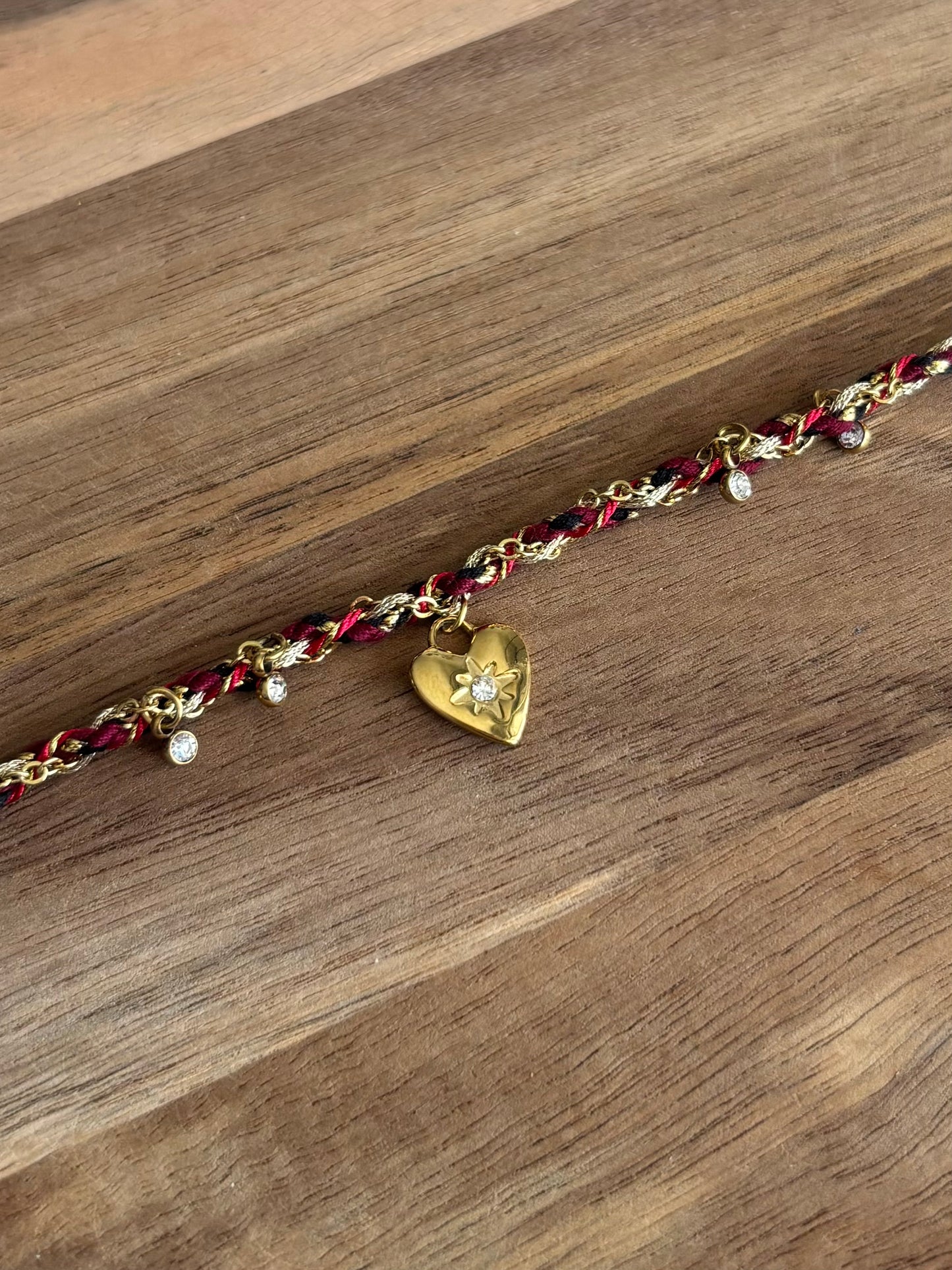 Bracelet Cœur Tressé