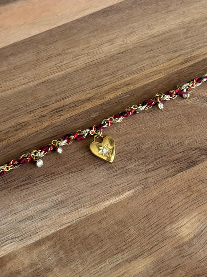 Bracelet Cœur Tressé