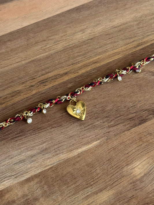 Bracelet Cœur Tressé