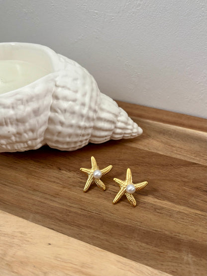 Boucles d'Oreilles Etoiles de Mer