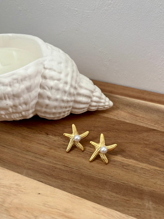 Boucles d'Oreilles Etoiles de Mer