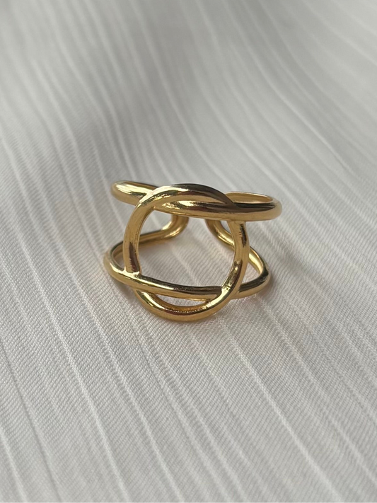 Bague Cercles Entrelacés