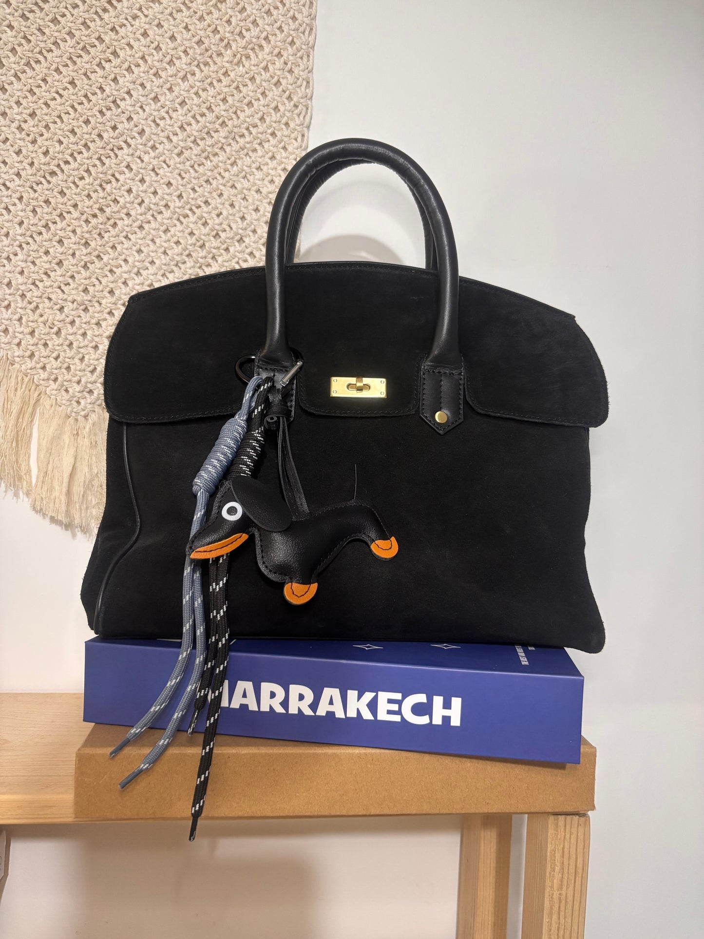 Bijou de sac Teckel Noir