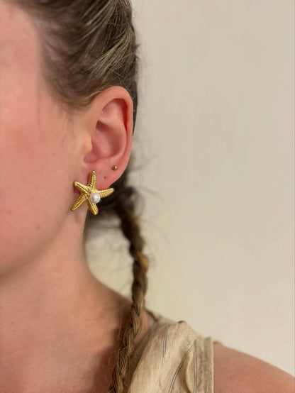 Boucles d'Oreilles Etoiles de Mer